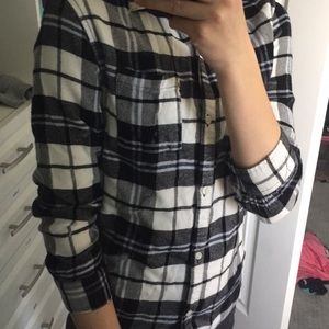 A plaid long sleeve